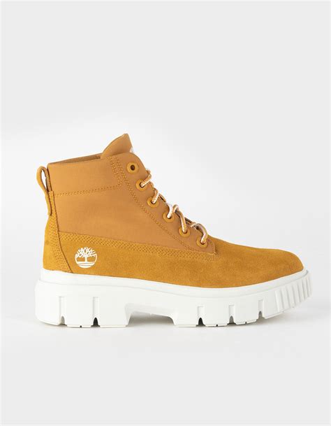 Timberland Greyfield Womens Lug Boots Wheat Tillys