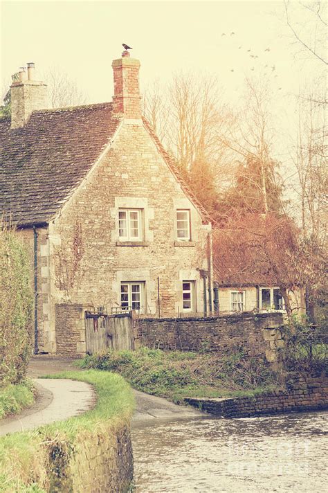 Old village House By A River Photograph by Ethiriel Photography - Fine ...