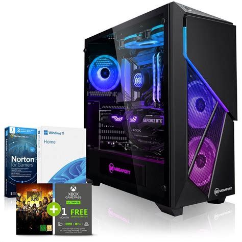 Megaport Gaming Pc Intel Core I9 10900kf 10x3 70 Ghz Geforce Rtx3070 32 Gb Ram 1000 Gb Ssd