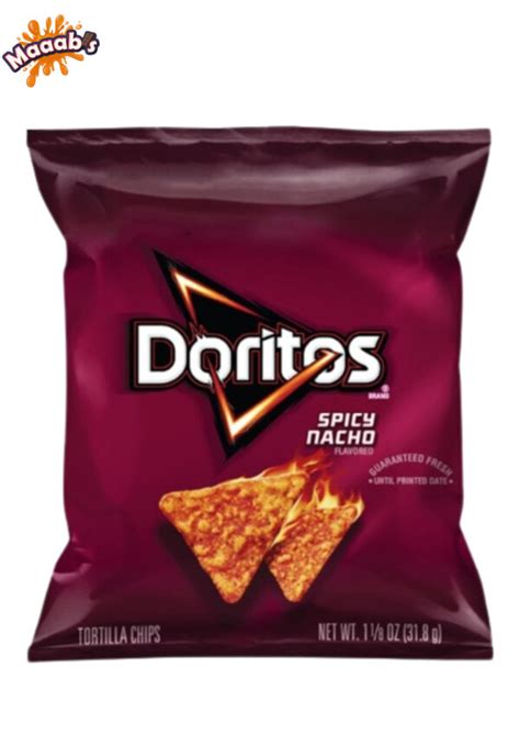 Doritos Spicy Nacho Tortilla Chips 1 125oz 31 8g Maaabs