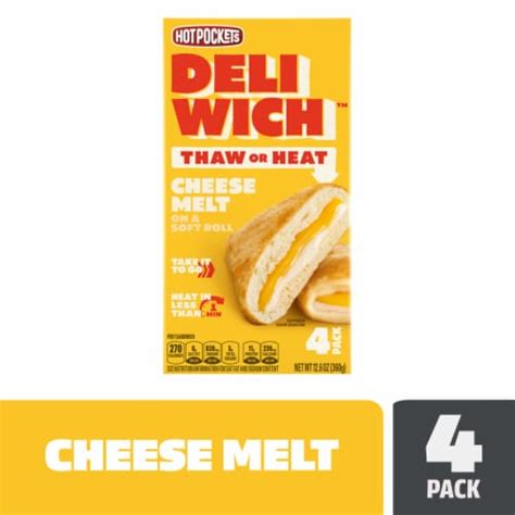 Hot Pockets Deliwich Cheese Melt Sandwiches Pk Oz Kroger