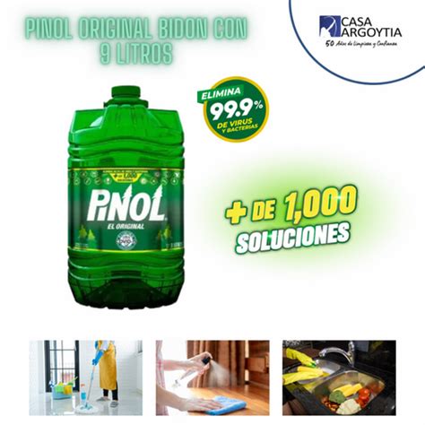 Pinol Original Bid N Con Litros Casa Argoytia