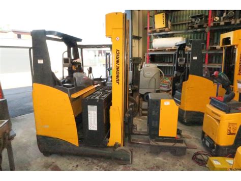 Jungheinrich Etv 114 Reach Truck Forklift Trucks Sit On Stacker