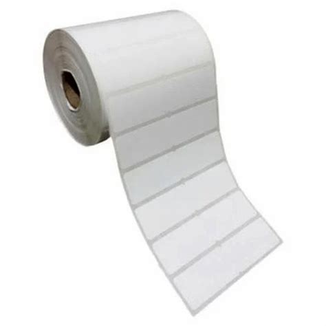 Plain Synthetic White Barcode Labels, GSM: 70 at Rs 75/roll in New Delhi | ID: 17335495762