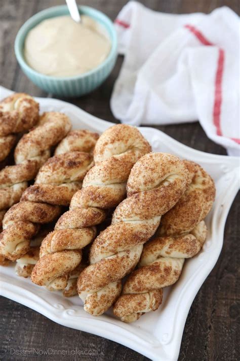 Cinnamon Twists {cinnamon Breadsticks} Dessert Now Dinner Later