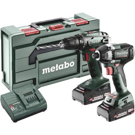 Metabo Akku Bohrschrauber 18 Volt Akku Combo Set 281 Bs 18 Ssd 18