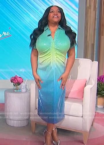 Wornontv Sherris Sequin Ombre Dress On Sherri Sherri Shepherd