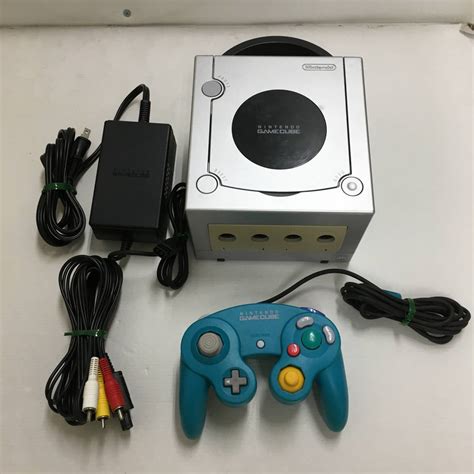 【傷や汚れあり】【1円～】nintendo Gamecube ニンテンドー ゲームキューブ 本体 コントローラー ケーブル ゲーム機 箱なし