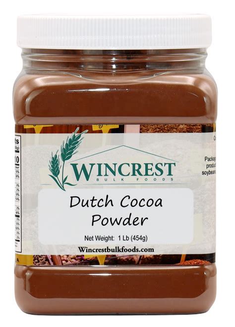 WinCrest Premium Dutch Processed Cocoa Powder 1 Lb Tub Walmart