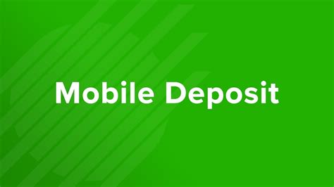 Mobile Deposit Tutorial Youtube