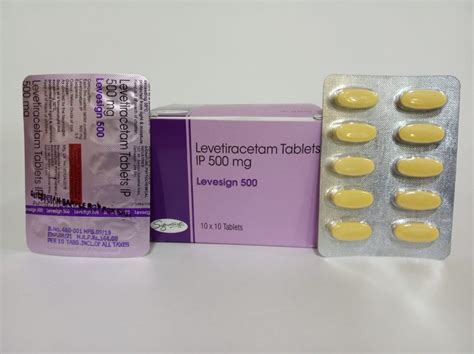 Levetiracetam Tablet 500mg Levesign Signature Pharmaceuticals 10x10