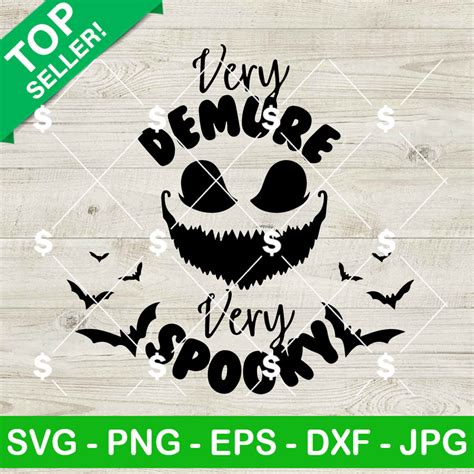 Very Demure Very Spooky Svg Funny Oogie Boogie Svg Funny Halloween Svg