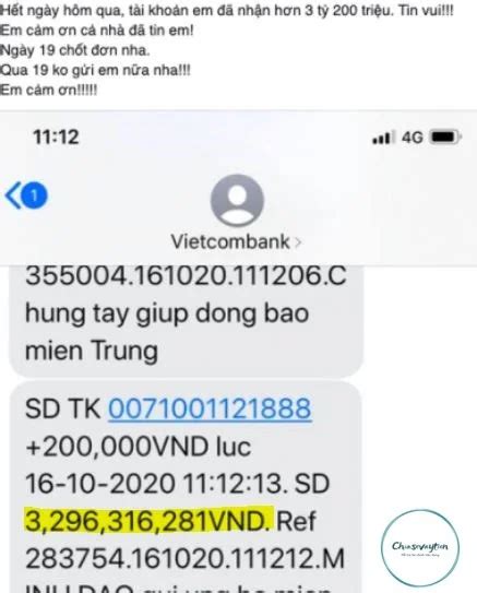 Sự Thật Về Hình ảnh Số Dư Tài Khoản Vietcombank Khủng Trong Năm 2024