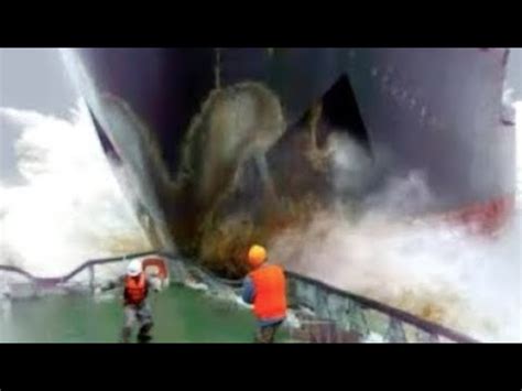 Top Largest Ships Overcome Massive Waves In Storm Ships Incredible