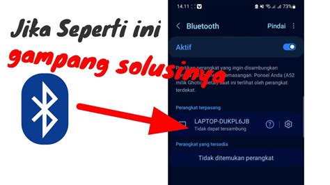 Cara Mengatasi Bluetooth Tidak Bisa Terhubung YouTube