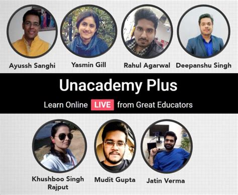 Unacademy PLUS Live Lectures By Top Educators For UPSC With Class Notes