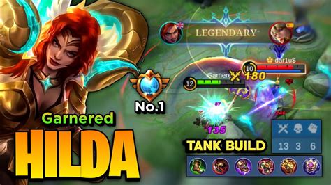 SUPREME HILDA Legendary Tank Build Top Global Hilda Best Build 2022