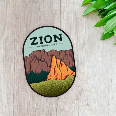 Zion National Park Sticker Etsy