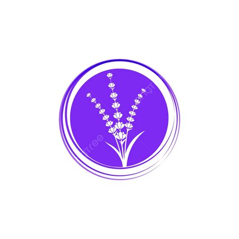 Lavender Flower Vector Icon Illustration Aromatherapy White Garden