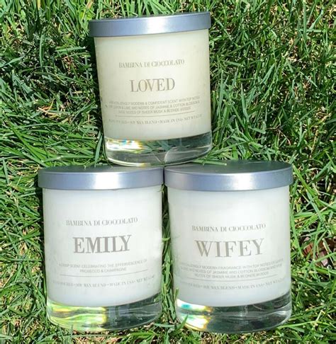 Personalized Name Candle Personalized Scented Candle Custom Etsy