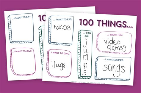 100th Day Of School Writing Prompts Worksheet Printables Mad In Crafts