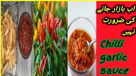 Chilli Garlic Sauce Homemade Chili Garlic Sauce Recipe By Zainab