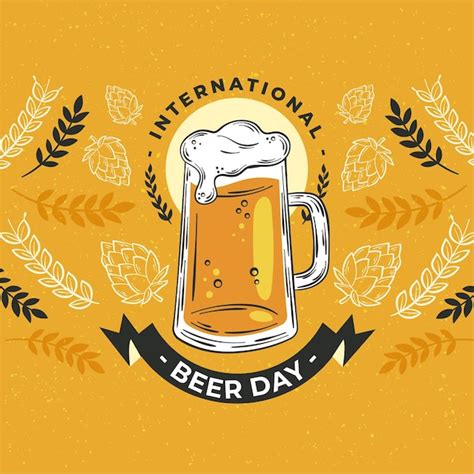 Ilustraci N Del D A Internacional De La Cerveza Vector Gratis