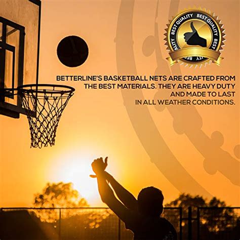 Betterline 2 Pack Heavy Duty Basketball Nets Premium Quality All