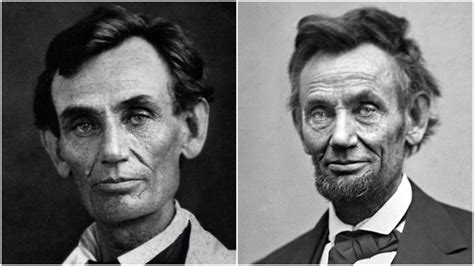 An 11-year-old girl encouraged the sunken-cheeked Abraham Lincoln to ...