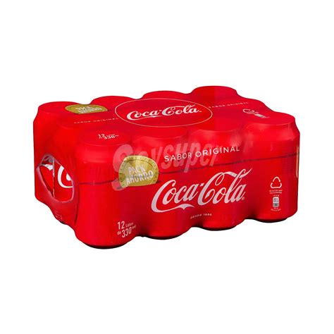 Coca Cola Refresco De Cola Pack 12 Latas De 33 Cl