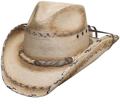 Bullhide Running Iron 15x Palm Leaf Straw Western Hat