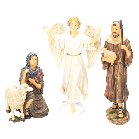 Buy Three Kings Gifts Christmas Nativity Set - Full 14 Inch Real Life Nativity Set Online at ...