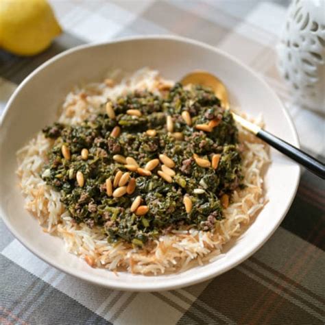 Lebanese Spinach Stew Simply Lebanese