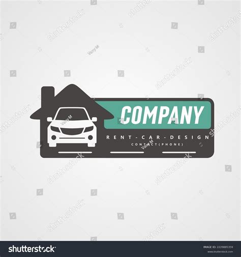 Rent Car Design Company Logo Vector Stock Vector (Royalty Free ...