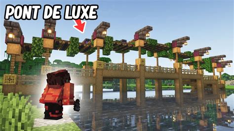 J Ai Construit Un Pont De Luxe Sur Minecraft Hardcore Youtube