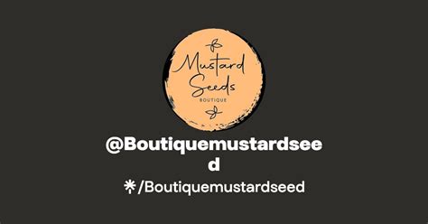 Boutiquemustardseed Facebook Tiktok Linktree