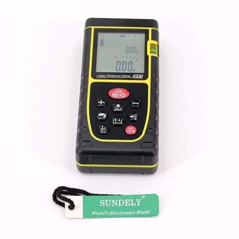 Handheld Digital Laser Distance Meter Measure Range Finder M Ft Ebay