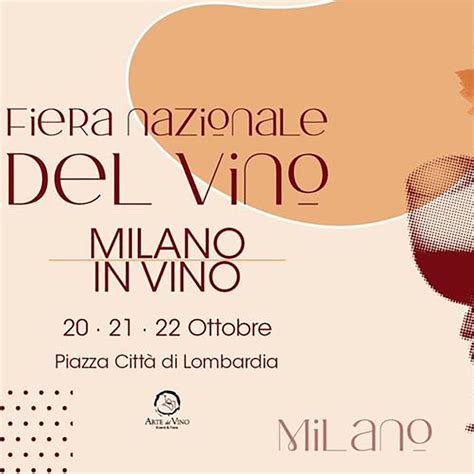 Fiera Nazionale Del Vino Torna A Milano Viaggiaremangiare