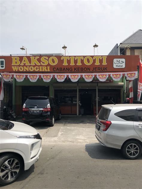 Bakso Titoti Kebon Jeruk Lengkap Menu Terbaru Jam Buka No