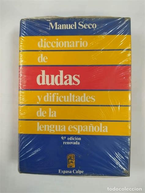 Diccionario De Dudas Y Dificultades De La Lengu Comprar Libros Sin