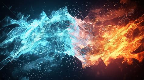 Fire And Ice Wallpaper Hd