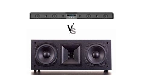 Center Channel Speaker Vs. Soundbar For Home Theater