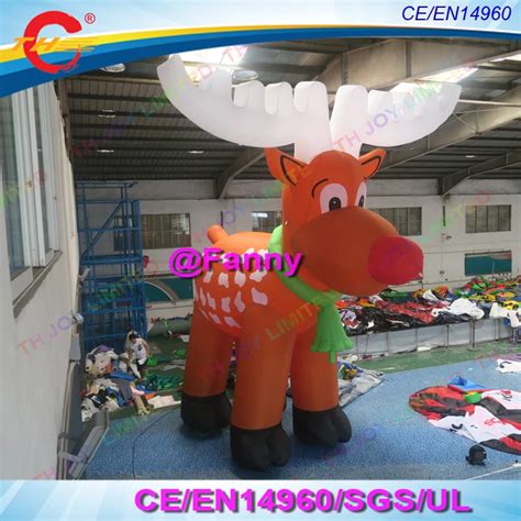 6m/8m christmas decoration giant inflatable reindeer/ large outdoor ...