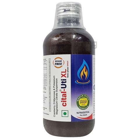 Cital Uti XL Oral Suspension Sugar Free Buy Bottle Of 200 0 Ml Oral