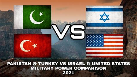 Pakistan And Turkey Vs Israel And United States Military Power Comparison