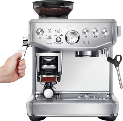 Sage Barista Express Impress Brushed Stainless Steel Les Soldes