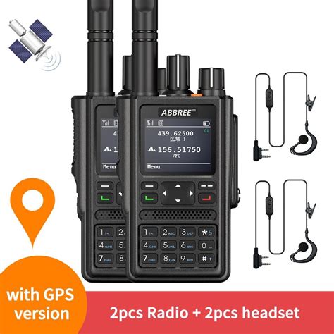 Buy Pack Abbree Digital Walkie Talkie Dm F Walkie Talkie Dmr Gps Aprs