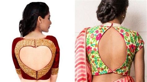 Keyhole Neck Blouse | Best blouse designs, Blouse designs, Saree collection