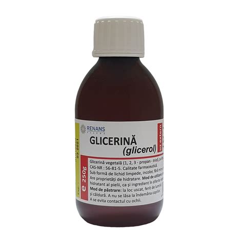 Glicerina Glicerol G Renans Farmacia Tei Online