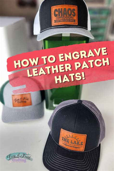 Diy Leather Ette Patch Hats Diy Leather Hat Leather Leather Diy